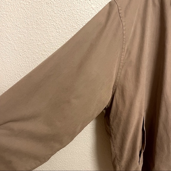 London Fog Men's Bomber Jacket Quilted Lining Tan XL - Picture 8 of 10